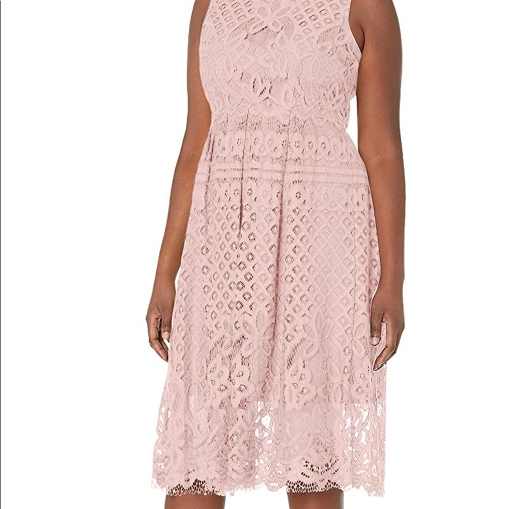 Pink lace dress NEW VEIISAR